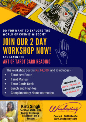 Tarot card reading workshop